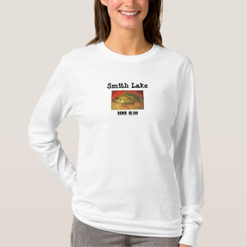 Ladys Fish T_shirt Smith Lake Alabama