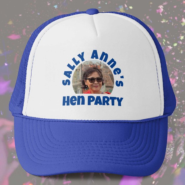 Lady's Hen Party Photo Trucker Hat (Creator Uploaded)