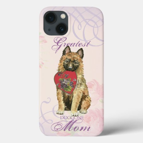 Laekenois Heart Mom iPhone 13 Case