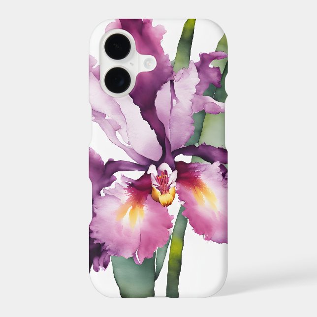 Laelia - Watercolor flowers Case-Mate iPhone Case (Back)