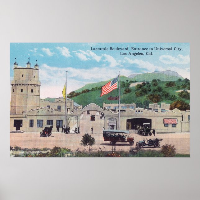 Laemmle Boulevard View of Universal City Poster (Front)