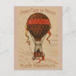 L&#39;aero-club De France Hot Air Balloon Postcard at Zazzle
