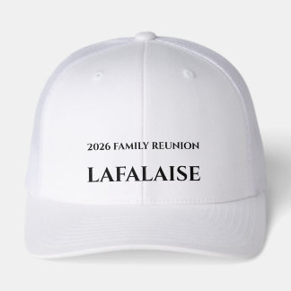 LAFALAISE 2026 LAFALAISE FAMILY REUNION Hat 290802