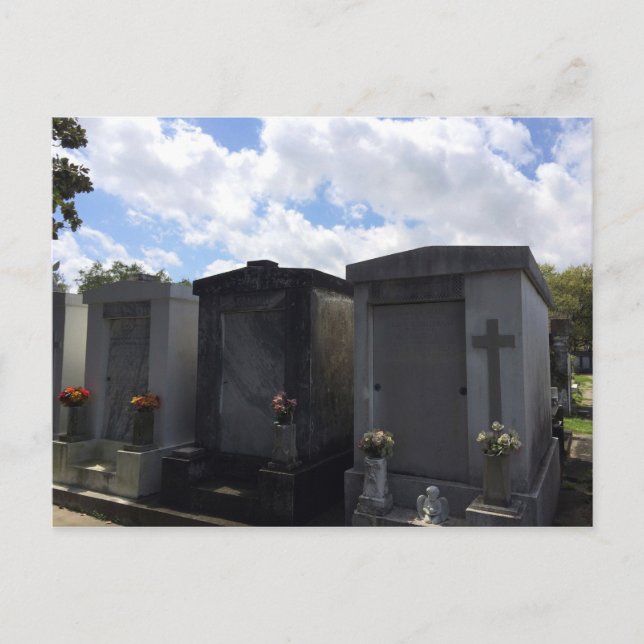 Lafayette Cemetery No. 1, New Orleans, Louisiana Postcard (Front)