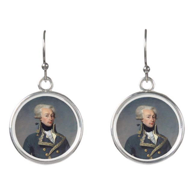 Lafayette Earrings - Marquis de Lafayette Jewelry (Front)
