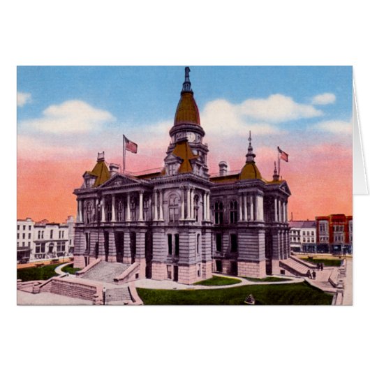 Lafayette Indiana Courthouse Cards (Front Horizontal)