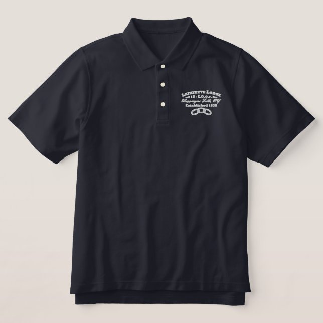 Lafayette Lodge Polo Shirt (Design Front)