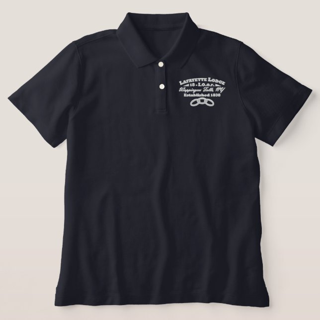 Lafayette Lodge Woman's Polo Shirt  (Design Front)