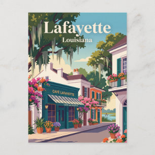 Lafayette, Louisiana Postcard