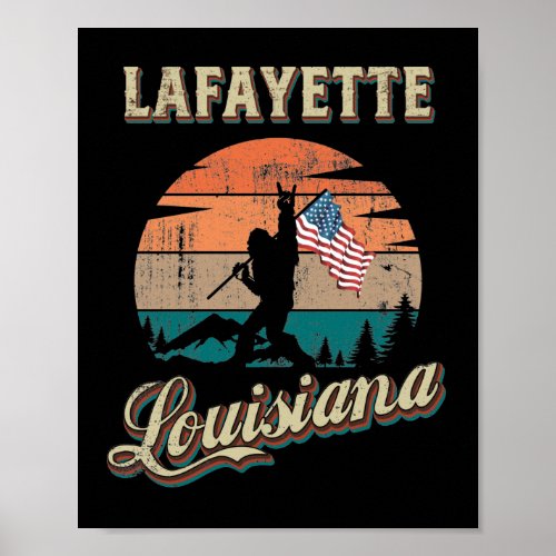 Lafayette Louisiana Poster