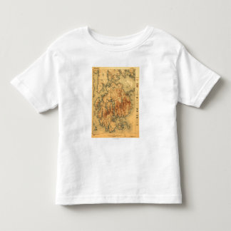 Lafayette National ParkPanoramic Map Toddler T-shirt