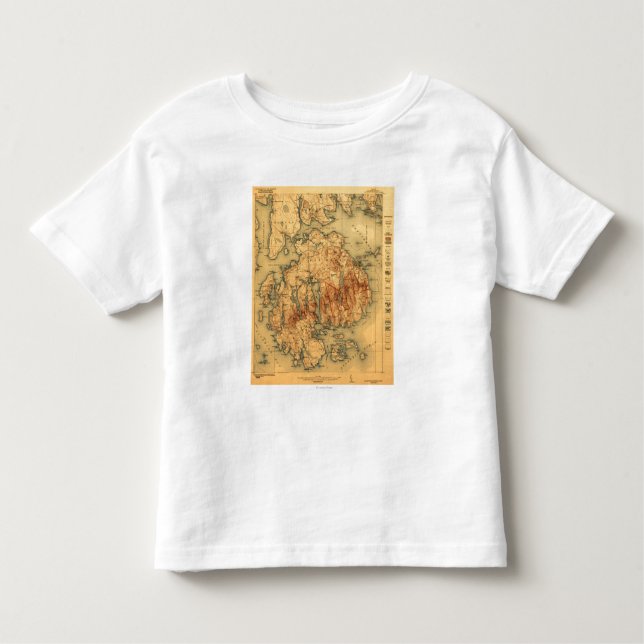Lafayette National ParkPanoramic Map Toddler T-shirt (Front)