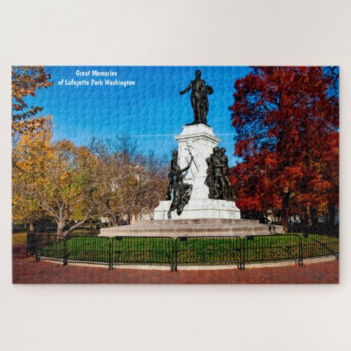 Lafayette Park Washington DC Jigsaw Puzzle