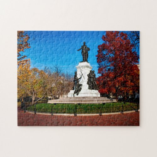 Lafayette Park Washington DC Jigsaw Puzzle