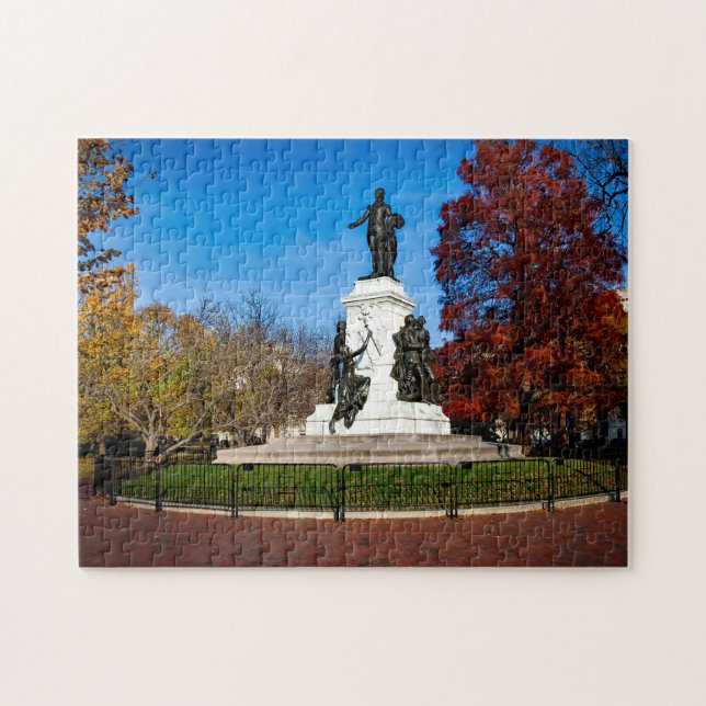 Lafayette Park Washington DC. Jigsaw Puzzle (Horizontal)