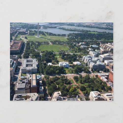 Lafayette Square Aerial Photograph Postcard