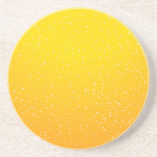Lager Beer with Tiny Bubbles Background Art Drink Coaster