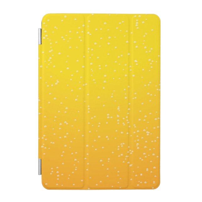 Lager Beer with Tiny Bubbles Background Art iPad Mini Cover (Front)
