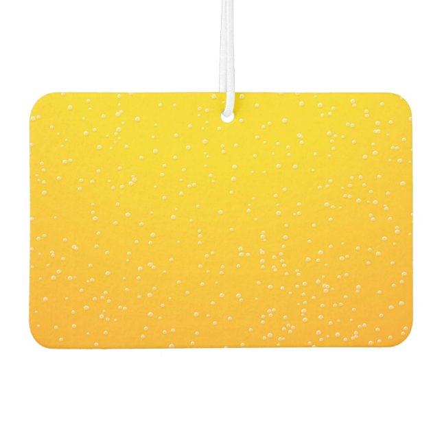 Lager Beer with Tiny Bubbles Car Air Freshener (Front)