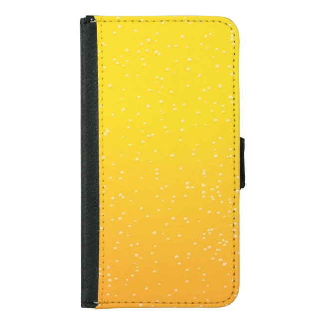 Lager Beer with Tiny Bubbles Samsung Galaxy Wallet Case (Front)