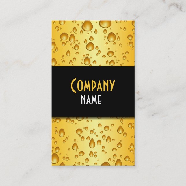Lager Drops Business Card (Front)