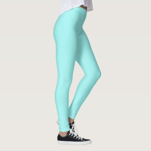 Laggings Buddy Fractoberry Solid Colors Baby Blue Leggings