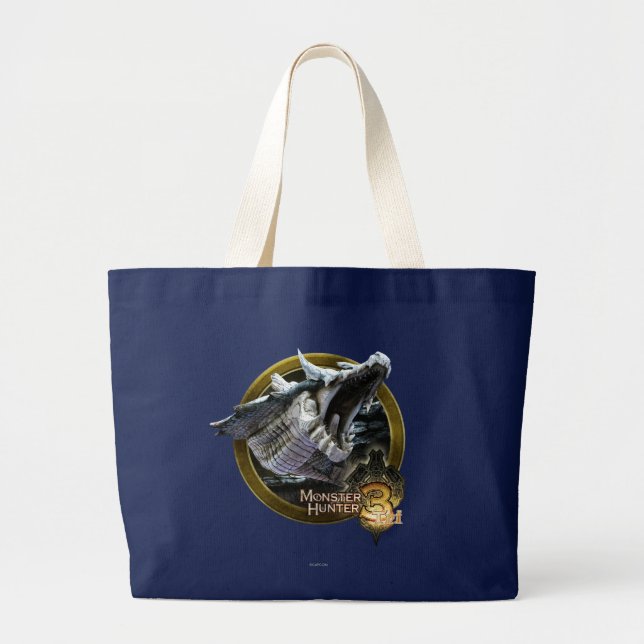 Lagiacrus attack! large tote bag (Front)