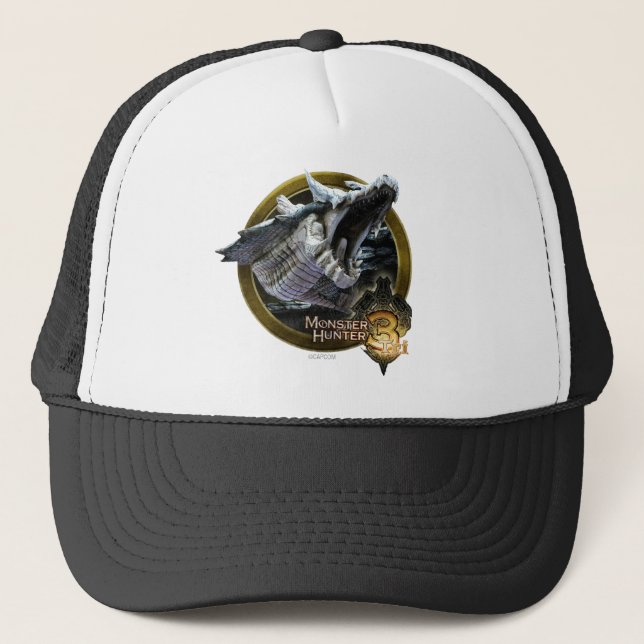Lagiacrus attack! trucker hat (Front)