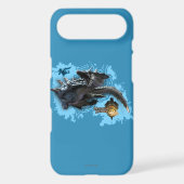Lagiacrus chasing Hunter 2 Case-Mate iPhone Case (Back)