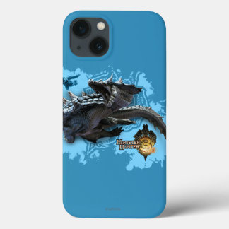 Lagiacrus chasing Hunter 2 iPhone 13 Case