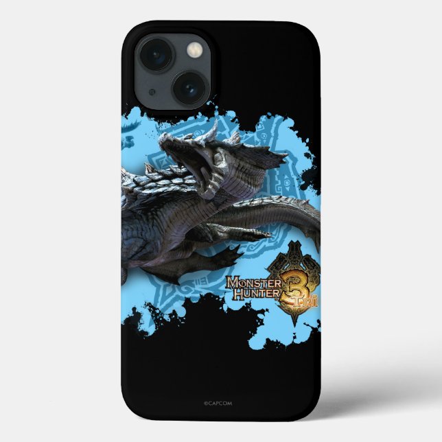 Lagiacrus chasing Hunter Case-Mate iPhone Case (Back)