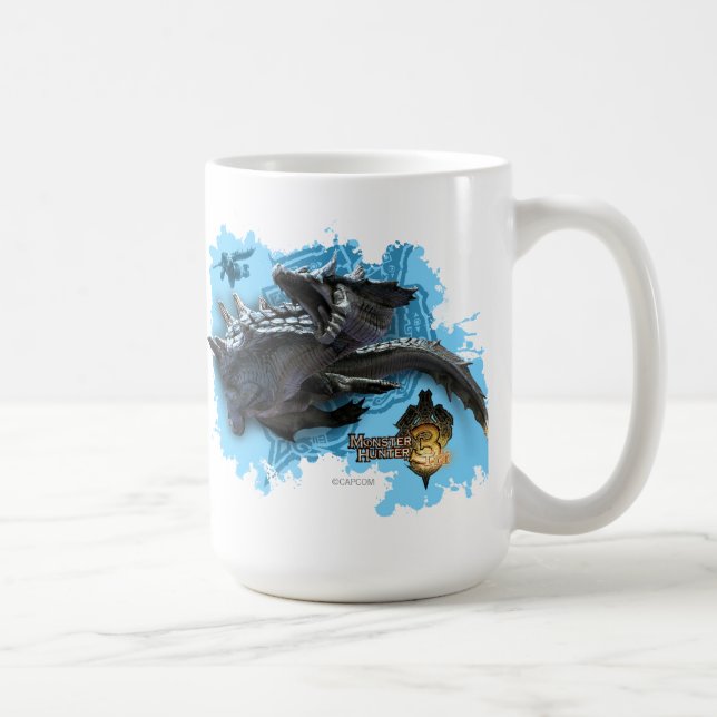 Lagiacrus chasing Hunter Coffee Mug (Right)