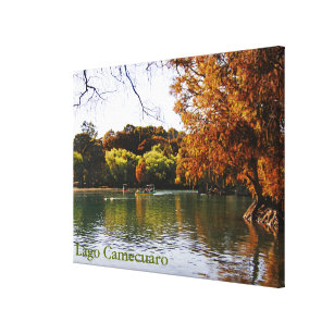 Lago Camecuaro Canvas Print