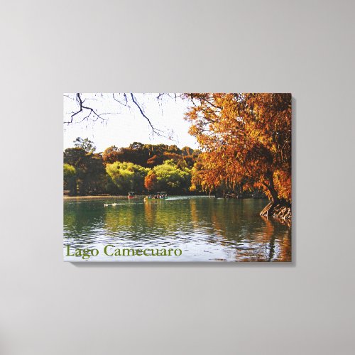 Lago Camecuaro Canvas Print