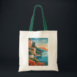 Lago di Como Italia Travel Art Vintage Tote Bag<br><div class="desc">Lake Como vector art design. Lake Como,  in Northern Italy’s Lombardy region,  is an upscale resort area known for its dramatic scenery,  set against the foothills of the Alps.</div>