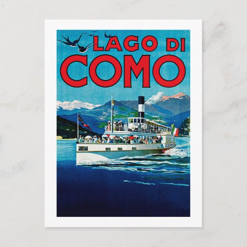 Lago di Como Postcard
