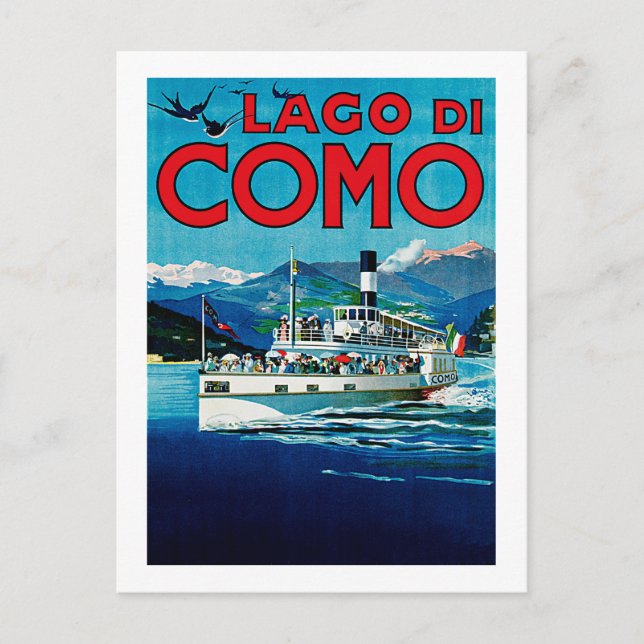 Lago di Como Postcard (Front)