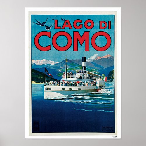 Lago di Como Poster