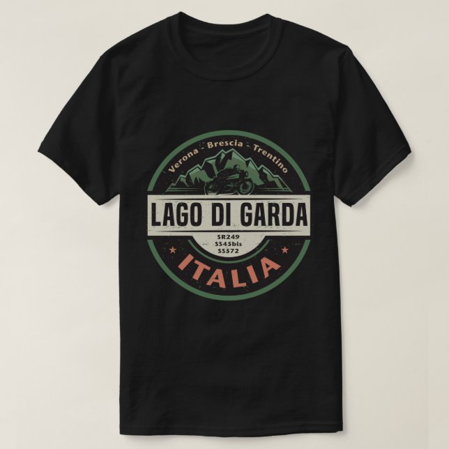 Lago Di Garda, Lake Garda Italy Sticker T-Shirt (Design Front)