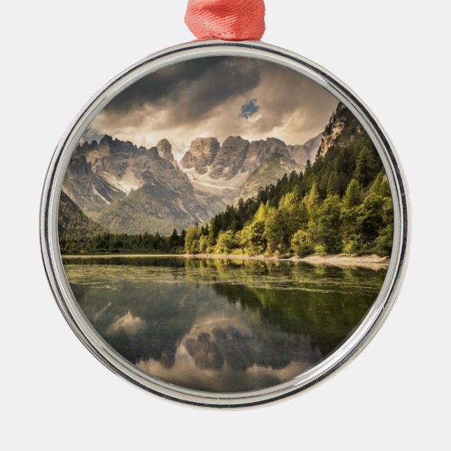 Lago Di Landro Dürrensee , Italy Metal Ornament (Front)
