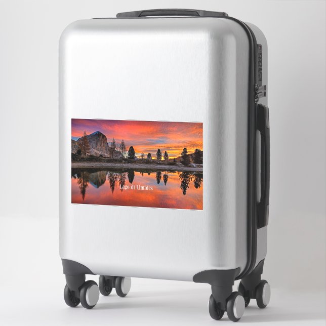 Lago di Limides, Lake Limides, Italy Sticker (Suitcase)