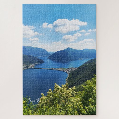 Lago di Lugano jigsaw puzzle