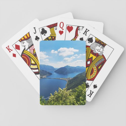 Lago di Lugano playing cards