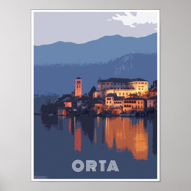 Lago d'Orta Poster (Front)