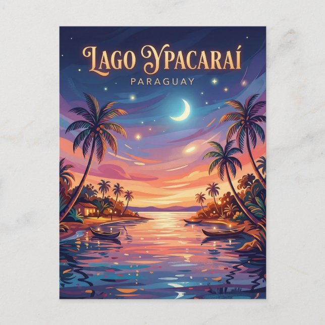 Lago Ypacaraí Paraguay Postcard (Front)