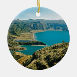 Lagoa do Fogo, Azores Ceramic Ornament