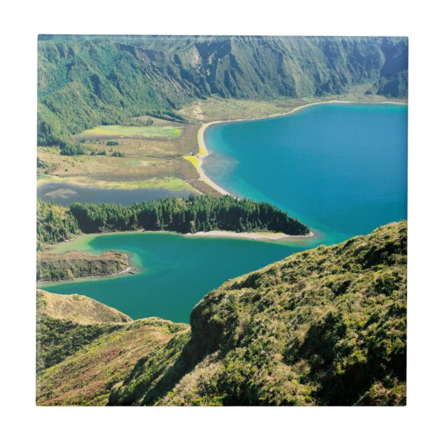 Lagoa do Fogo, Azores Ceramic Tile (Front)