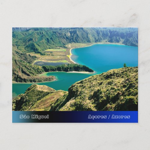 Lagoa do Fogo Azores Postcard