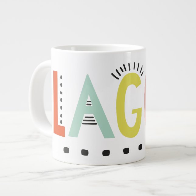 Lagom Colors Specialty Mug (Front Left)