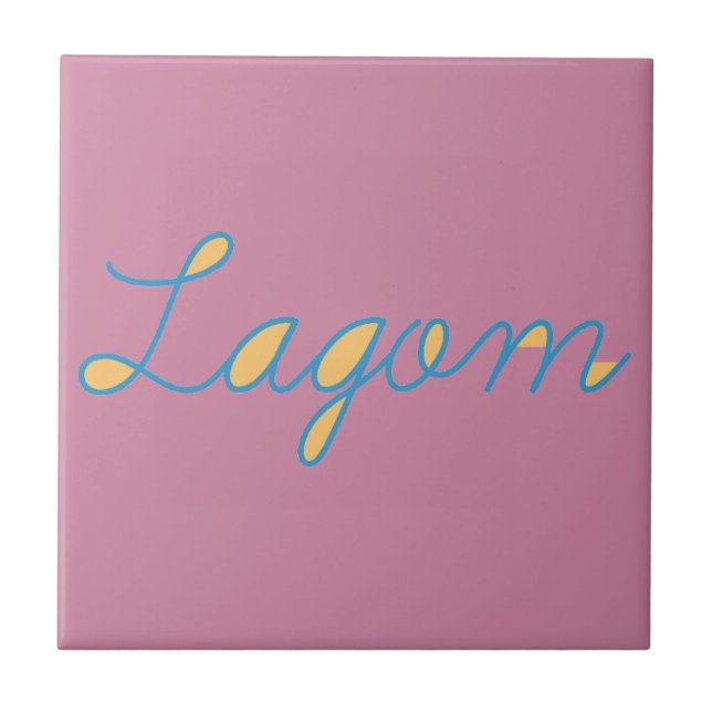 Lagom Sweden Ceramic Tile (Front)